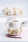 Ginger, Ricotta and Almond Meringues