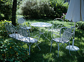 Seating group in the garden