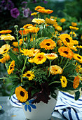 Bouquet with Calendula officinalis