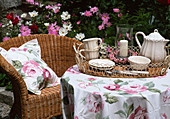 Tea table in summer