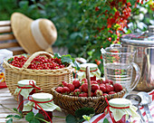Strawberry and redcurrant jam