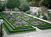 Garden with books