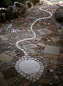 Paving Porphyry & Carrara Marble