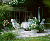 Sitzplatz auf der Terrasse