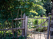Garden door to the cottage garden