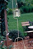 Garden lantern with stand