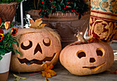Halloween: hollowed out pumpkins