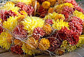 Wreath from Dendranthema (autumn chrysanthemum)