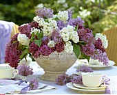 Bouquet from Syringa vulgaris (lilac)