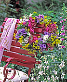 Hydrangea (hydrangea), Alchemilla (lady's mantle)