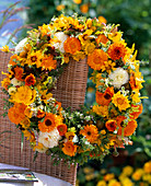 Wreath off, Calendula (marigold)