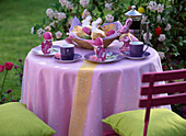 Pink 'Easter table'