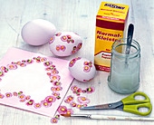 Eggs with Bellis napkin technique (1/2)