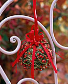 Decoration with berries and fruits