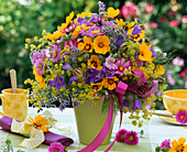 Bouquet of Coreopsis, Cosmos, Campanula