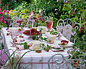 Raspberry table decoration