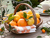 Citrus table decoration