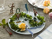 Bavarian table decoration