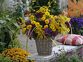 Autumn peasant garden bouquet