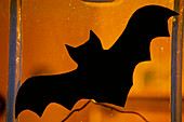 Halloween: BAT On WINDOW CUT OUT of PVC PONDLINER