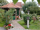Künstlergarten : Gartenhaus