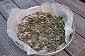 Sardines with herbs as a starter