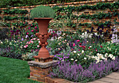 Nepeta, Geranium, Roses, Bellflowers