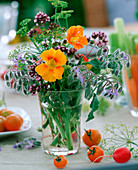 Borago (Borage), Tropaeolum (Nasturtium)