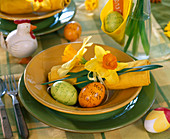 Narcissus (narcissi) with ribbon