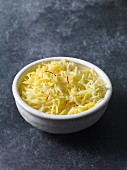 Saffron rice in a bowl