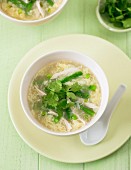 Creamy Asparagus and Chicken Soup