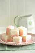 Coconut Ice Cube Slices