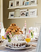 Lunch table in the kitchen