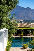 Pool des Hotels Finca Cortesin in Málaga, Andalusien, Spanien