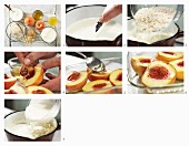How to prepare sweet risotto with grilled peach