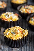 Sweet Potato Muffins with Chilli, Cheese and Seeds