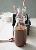 Lactose-free chocolate and almond drink