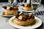 'Caille en sarcophage', quail in puff pastry (France)