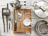 Kitchen utensils for the preparation of potato soufflées