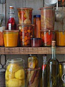 Storage jars for vegan cuisine