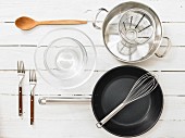 Kitchen utensils for making Kaiserschmarrn