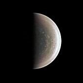Jupiter's south polar region, Juno image