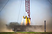 SpaceX's Crew Dragon hover test, 2015
