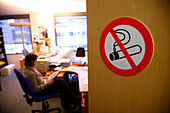 No smoking sign in offices