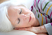 Senior woman resting