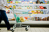Man at supermarket