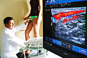 Doppler ultrasound scan