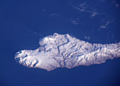 Kuril Islands, ISS image