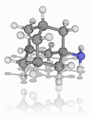 Amantadine drug molecule