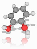 Catechol organic compound molecule